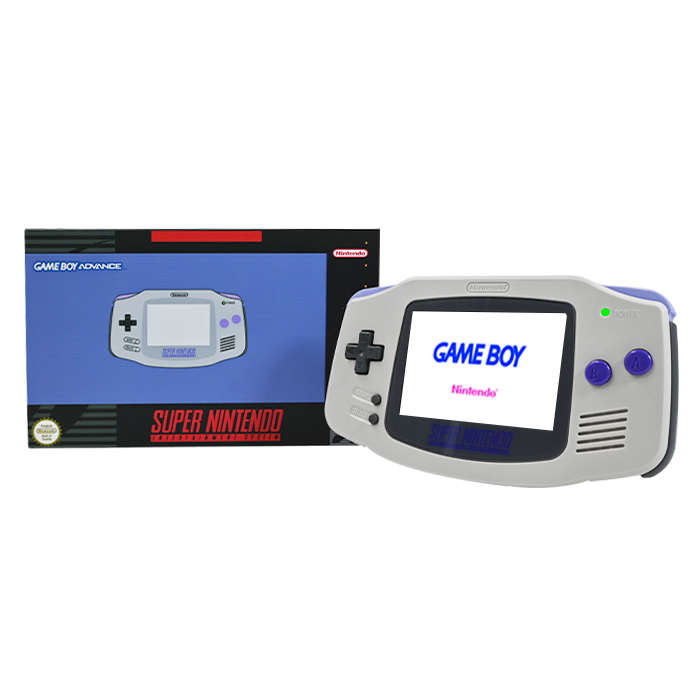 Consola IPS Retroiluminada Mod - Diseño estilo Super Nintendo - Game Boy Advance