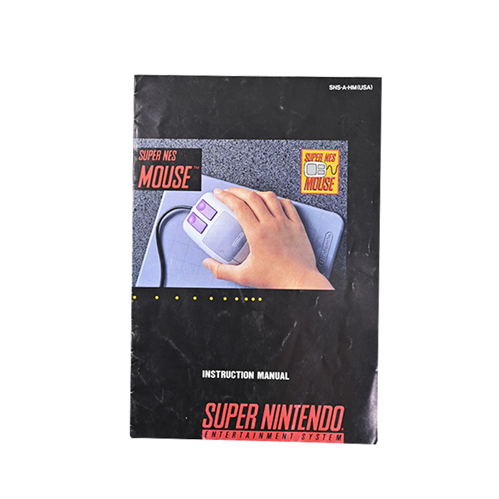 Manual SUPER NES MOUSE - Super Nintendo