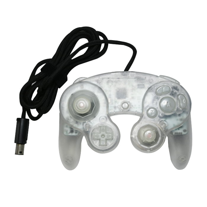 Control - Transparente con mod led - GameCube