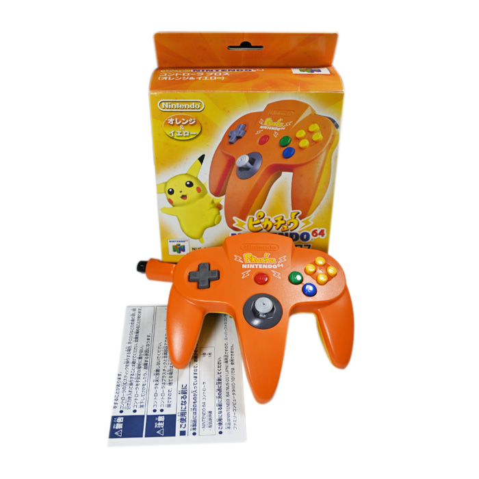 Control - Pokemon naranjo en caja - Nintendo 64