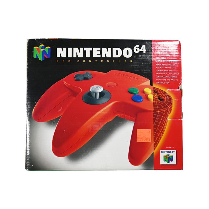Control - Rojo en caja americano - Nintendo 64