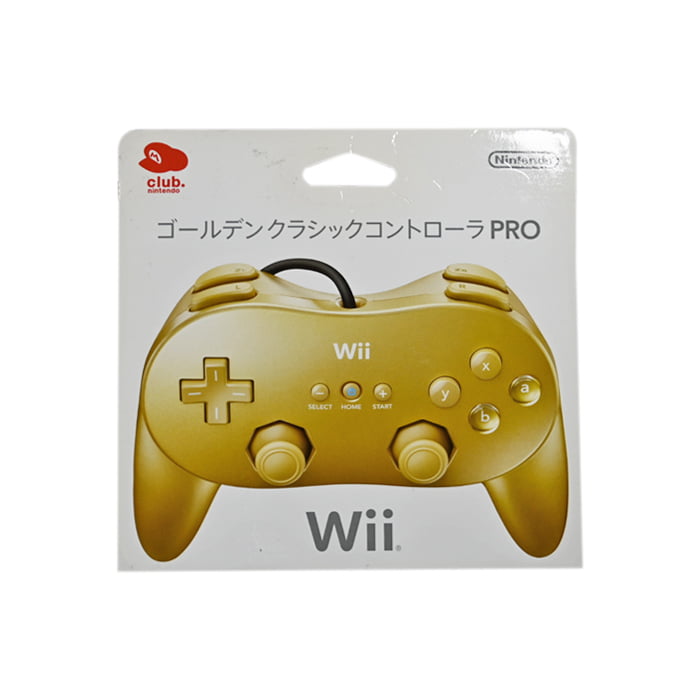 Control pro Dorado - en caja Club Nintendo - Wii