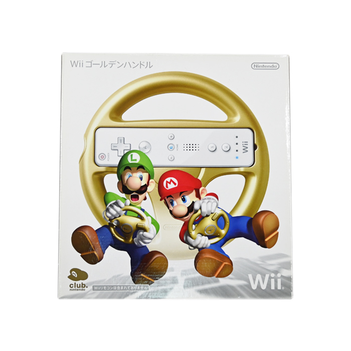 Volante Edicion dorada Club Nintendo - en caja - Wii