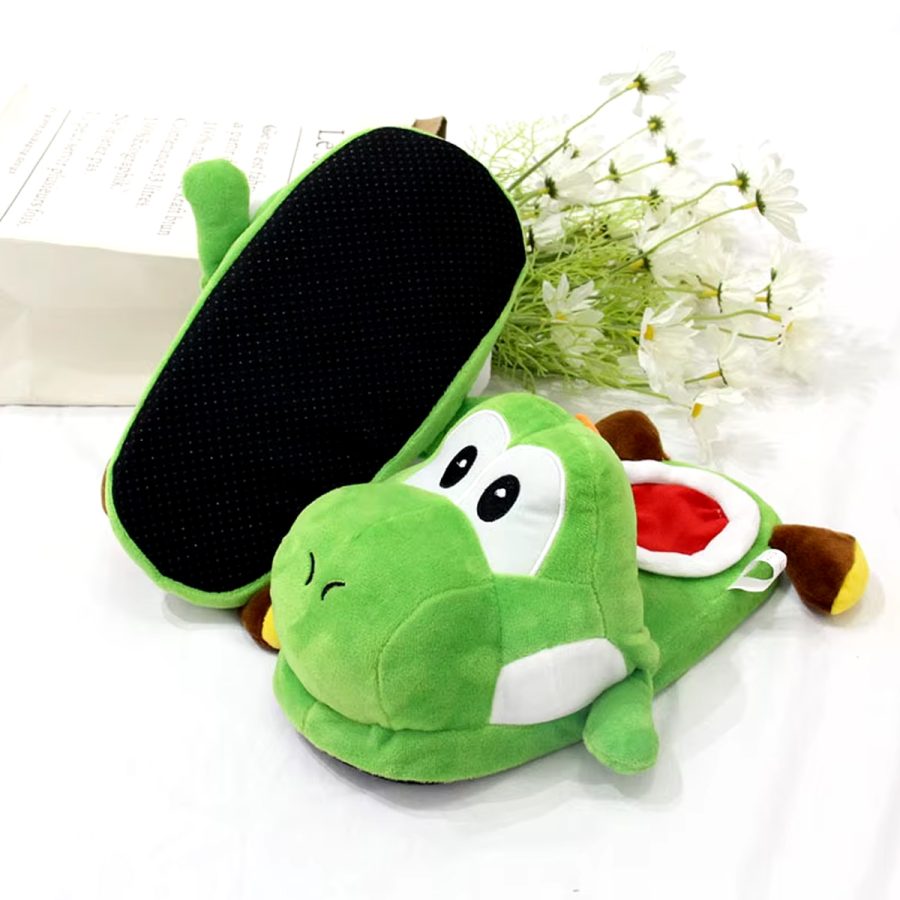 Pantuflas Yoshi abiertas - Mario Bros.